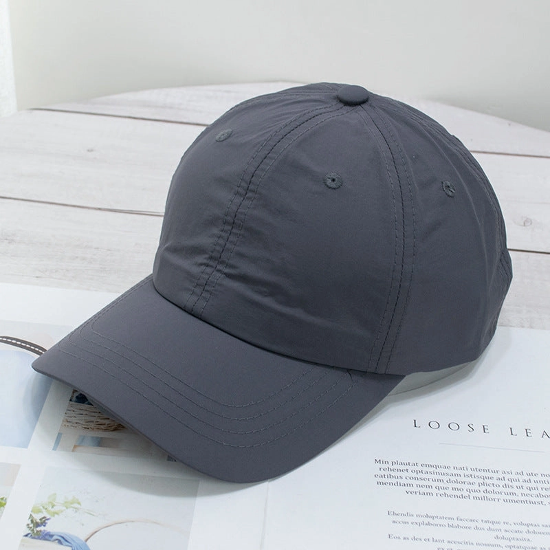 Wholesale Soft top washed quick-drying cloth face-revealing small sun visor baseball cap