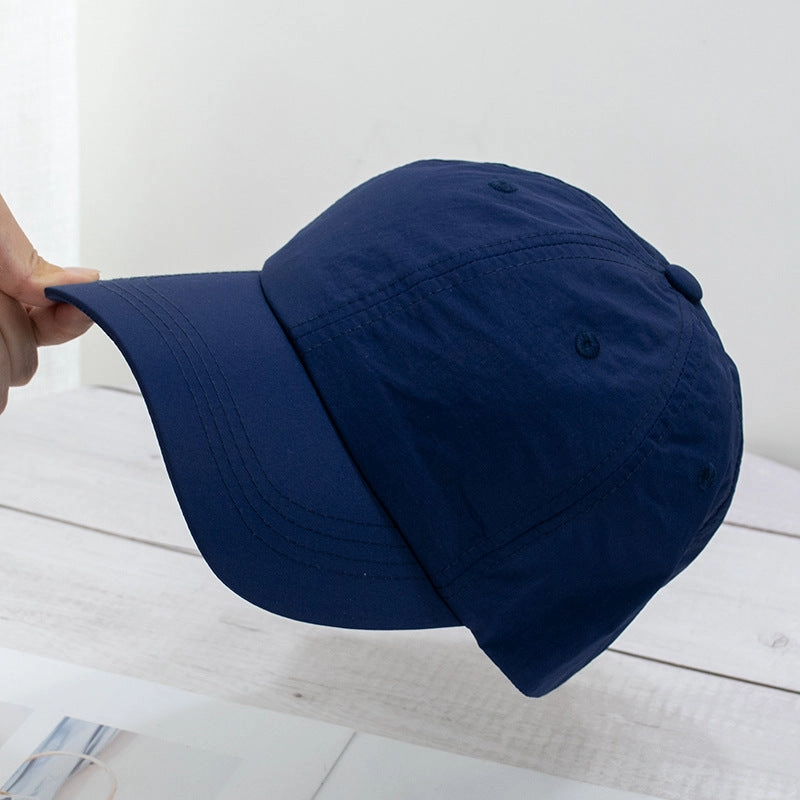Wholesale Soft top washed quick-drying cloth face-revealing small sun visor baseball cap