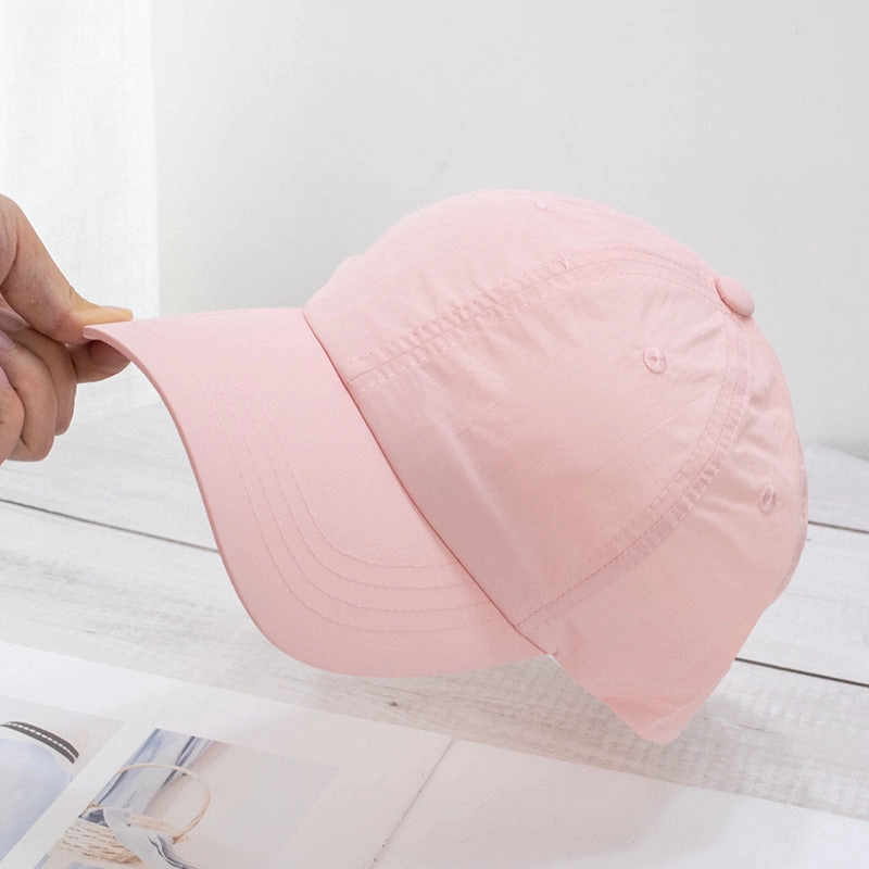 Wholesale Soft top washed quick-drying cloth face-revealing small sun visor baseball cap