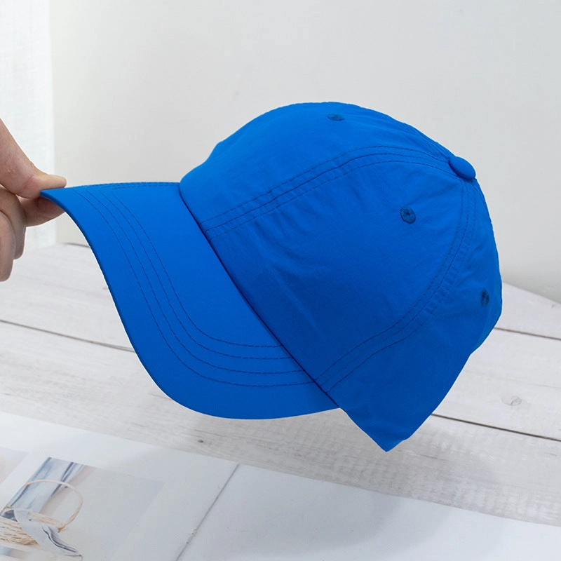Wholesale Soft top washed quick-drying cloth face-revealing small sun visor baseball cap