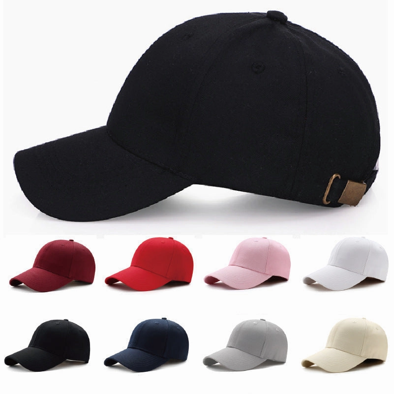 Wholesale Solid color all-match embroidered logo cap