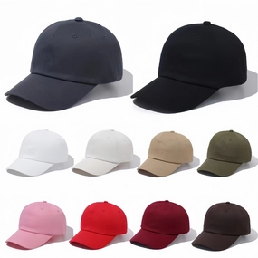Wholesale Solid color cotton large circumference baseball cap