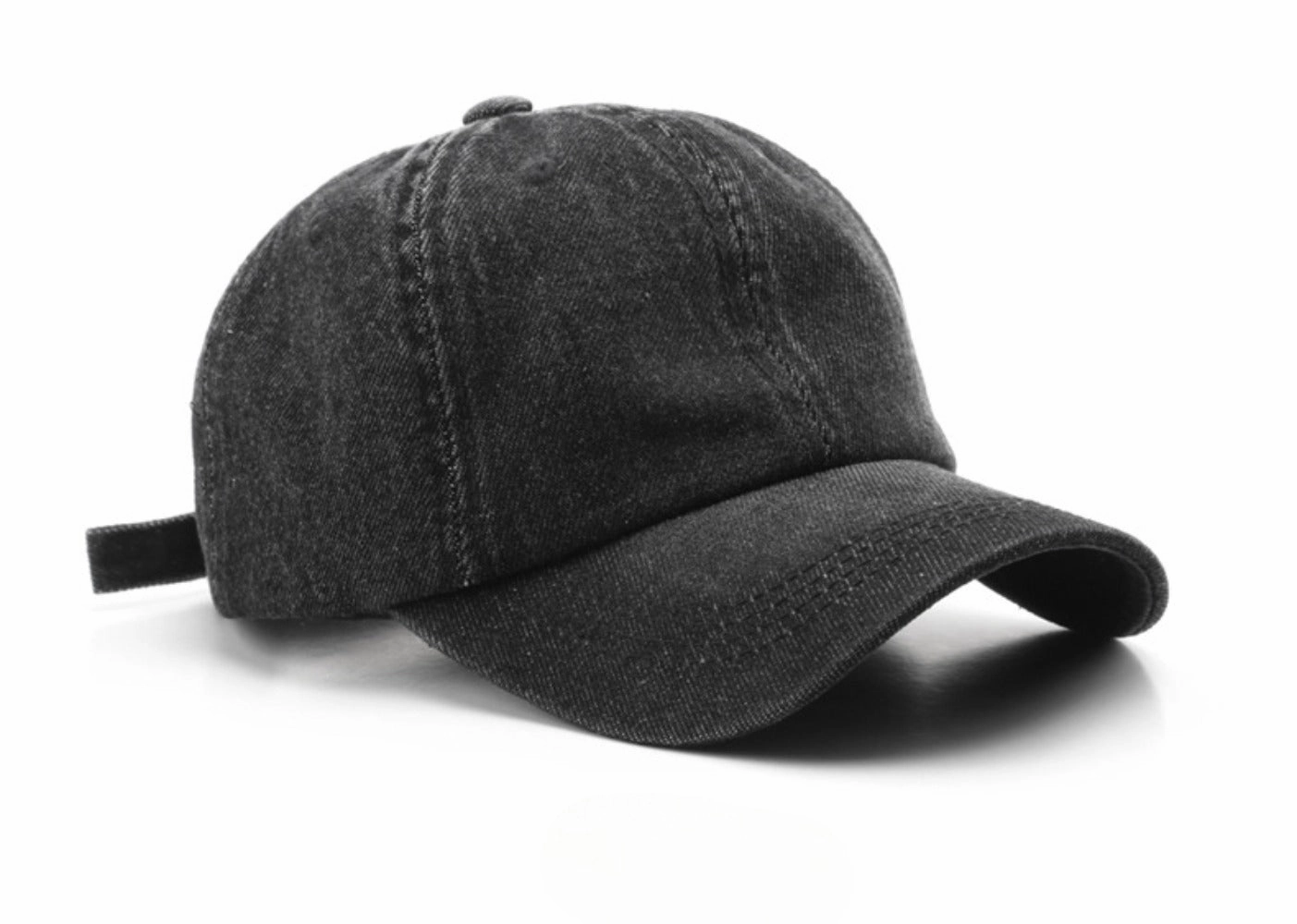 Wholesale Solid Color Denim Outdoor Visor Baseball Cap