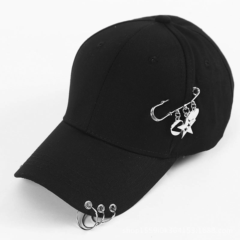 Wholesale Solid Color Fashion Hoop Curved Brim Baseball Cap