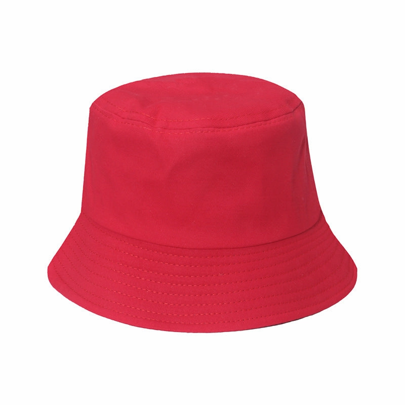 Wholesale Solid Color Fisherman Hat Simple Sunshade Outdoor Sun Protection Polyester Sun Hat