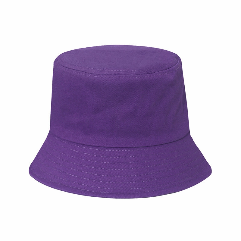 Wholesale Solid Color Fisherman Hat Simple Sunshade Outdoor Sun Protection Polyester Sun Hat
