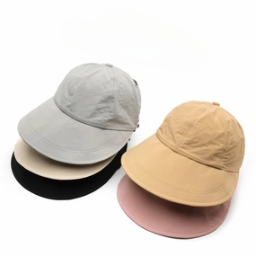Wholesale Solid Color Light Panel Large Brim Foldable Outdoor Sun Hat