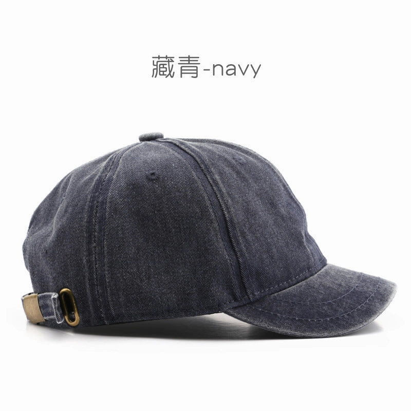 Wholesale Solid Color Light Plate Short Brim Outdoor Sports Baseball Cap