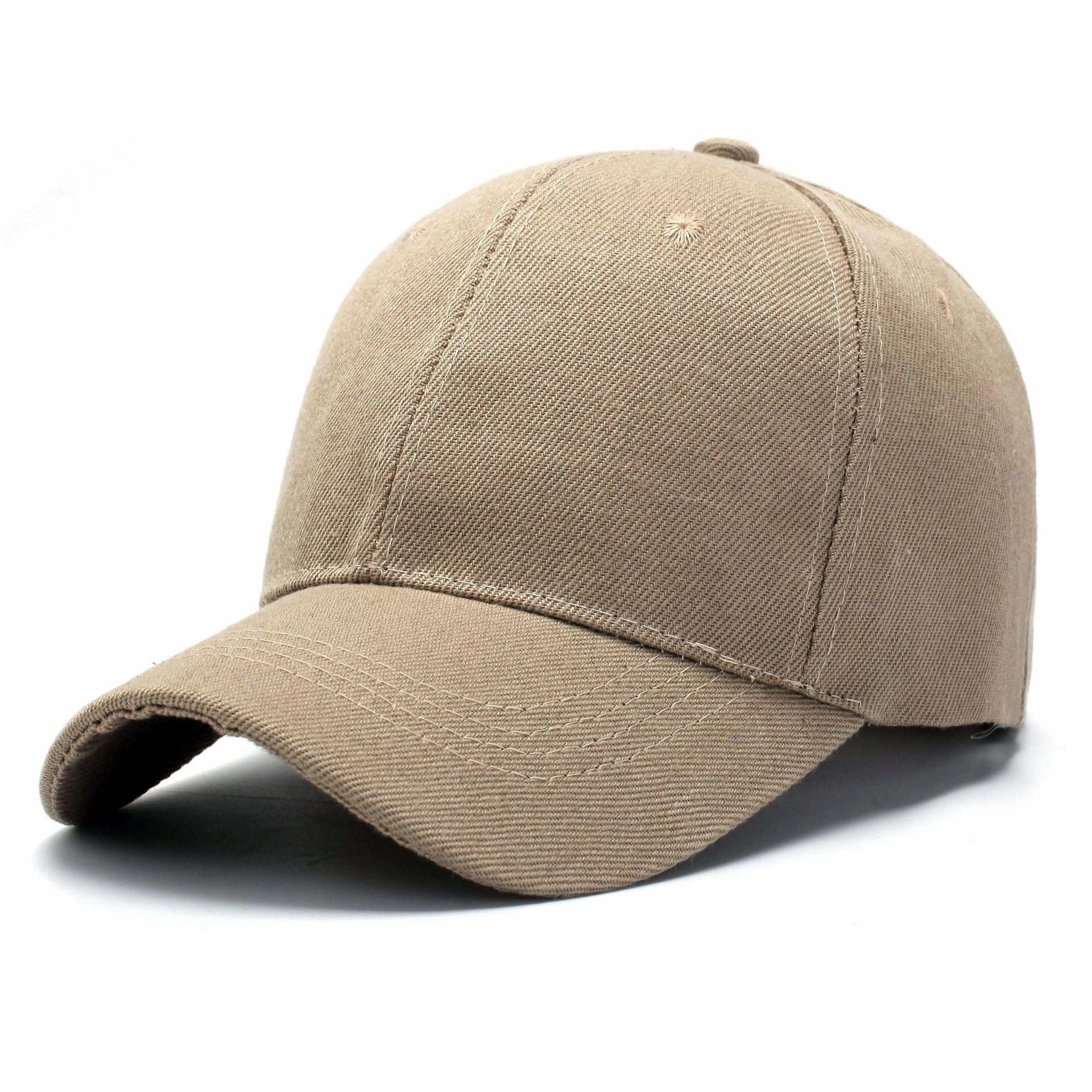 Wholesale Solid color light plate thickened peaked cap baseball cap