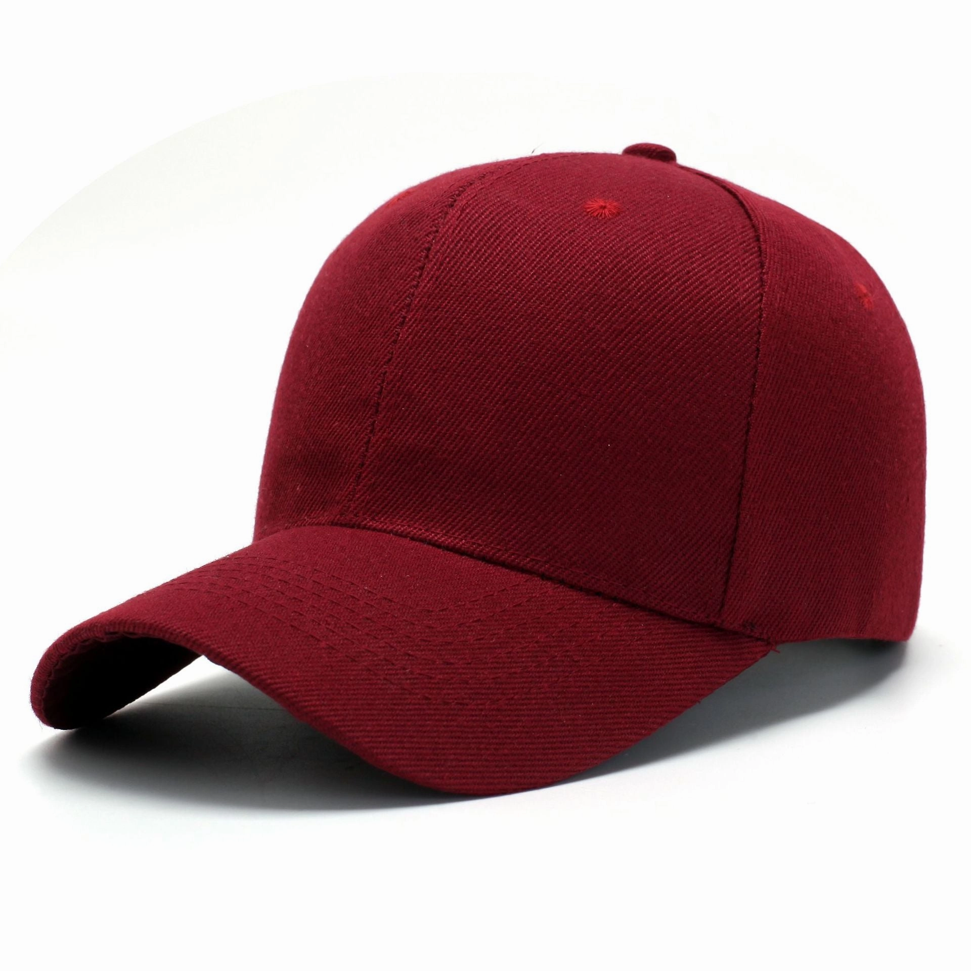 Wholesale Solid color light plate thickened peaked cap baseball cap