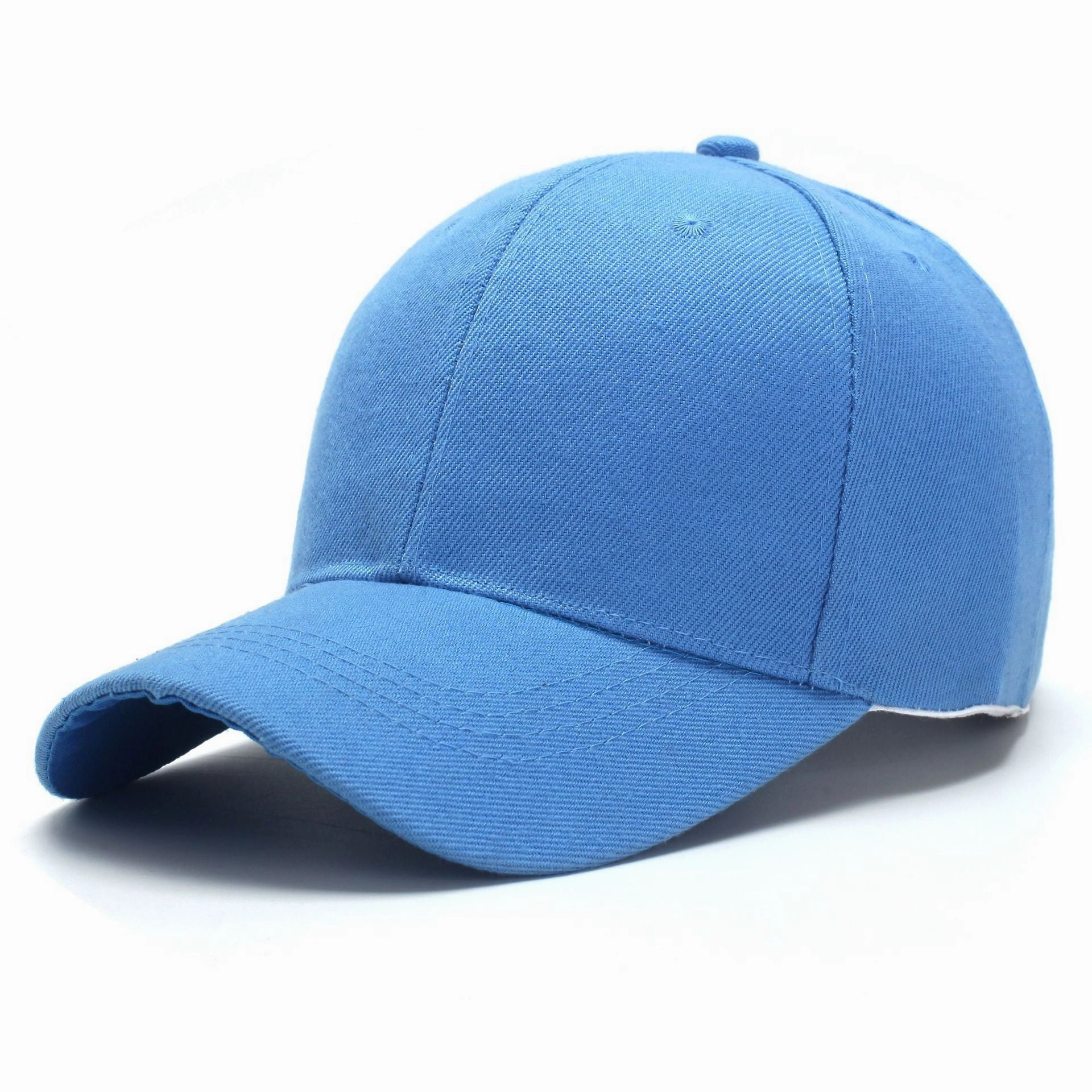 Wholesale Solid color light plate thickened peaked cap baseball cap