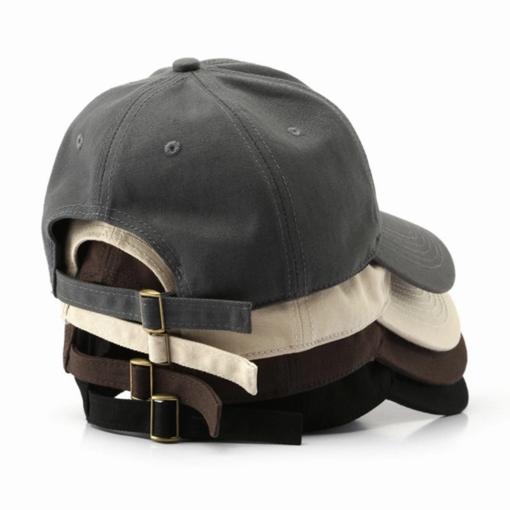 Wholesale Solid Color Light Plate Washed Retro Outdoor Sun Protection Baseball Cap