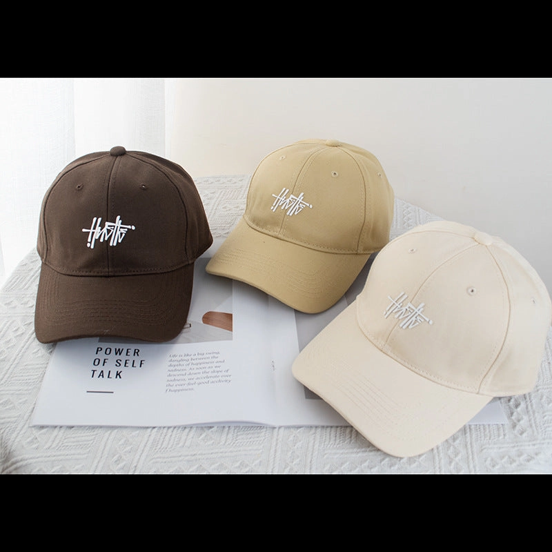 Wholesale Solid Color Offset Printing Art Letter Baseball Cap