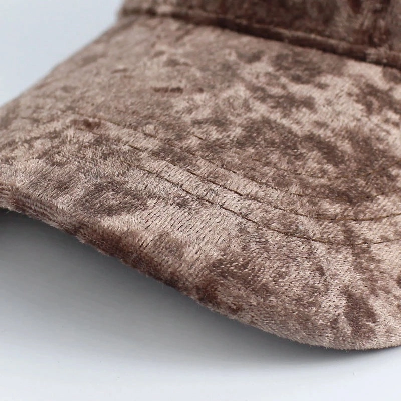 Wholesale Solid Color Suede Autumn/winter Sunshade Outdoor Candy Color Hip-hop Baseball Cap