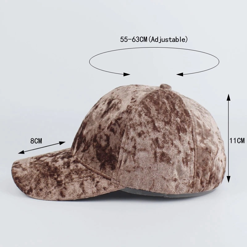 Wholesale Solid Color Suede Autumn/winter Sunshade Outdoor Candy Color Hip-hop Baseball Cap
