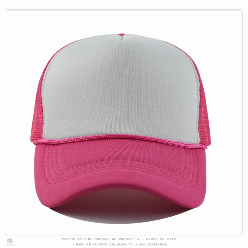 Wholesale Sponge Light Mesh LOGO Printed Embroidered Baseball Cap