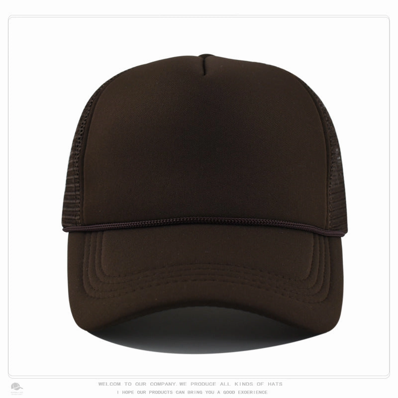 Wholesale Sponge Light Mesh LOGO Printed Embroidered Baseball Cap