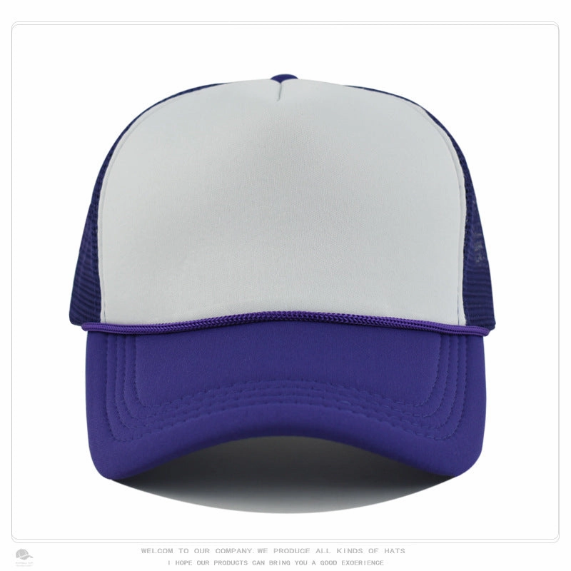 Wholesale Sponge Light Mesh LOGO Printed Embroidered Baseball Cap
