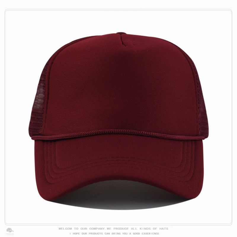 Wholesale Sponge Light Mesh LOGO Printed Embroidered Baseball Cap