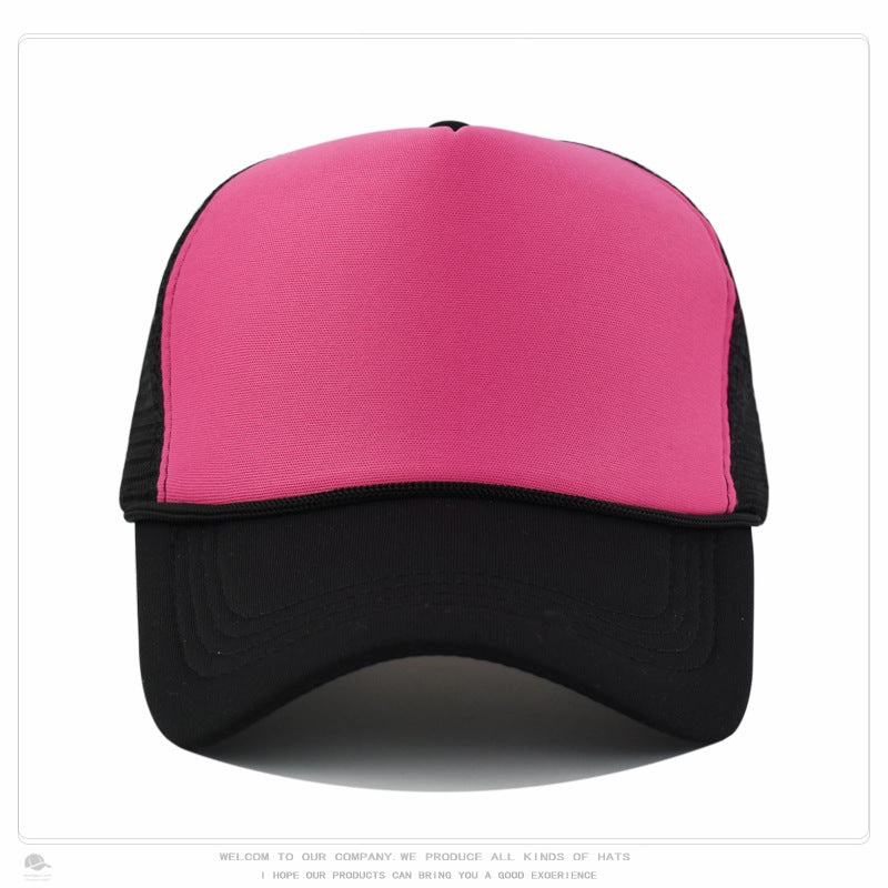 Wholesale Sponge Light Mesh LOGO Printed Embroidered Baseball Cap