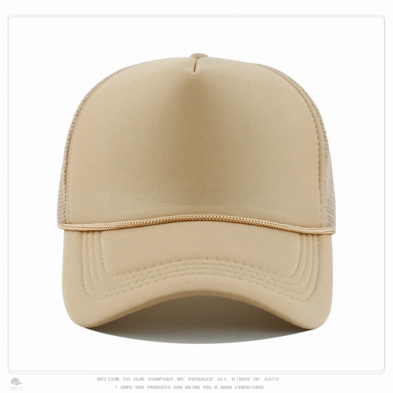 Wholesale Sponge Light Mesh LOGO Printed Embroidered Baseball Cap