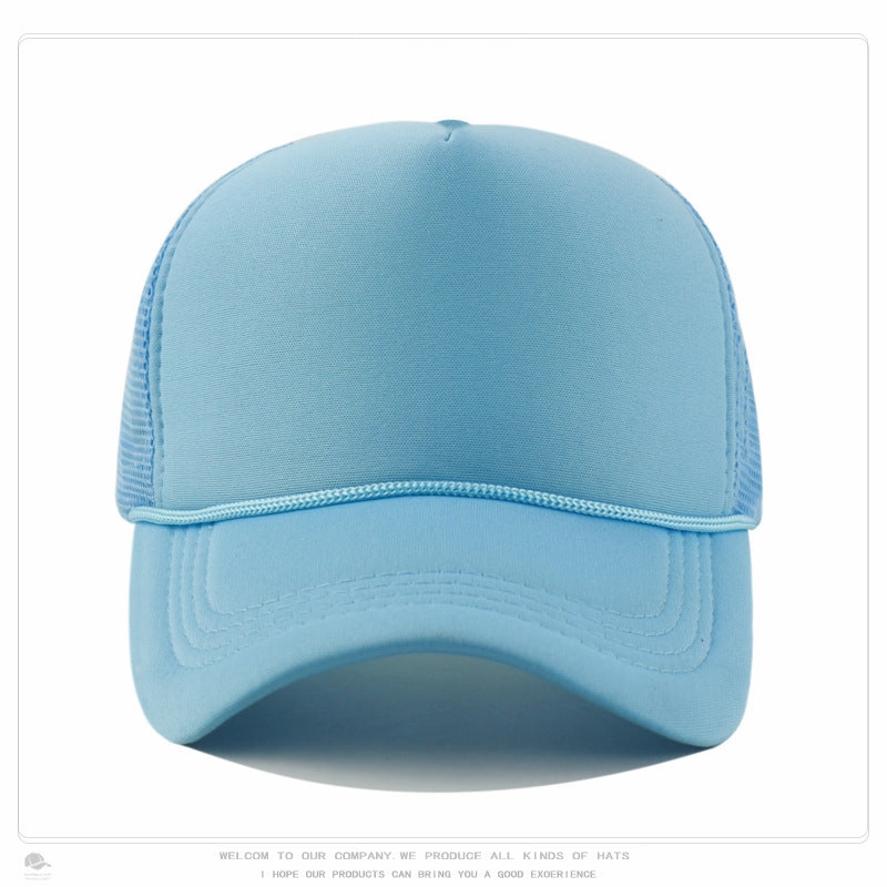 Wholesale Sponge Light Mesh LOGO Printed Embroidered Baseball Cap