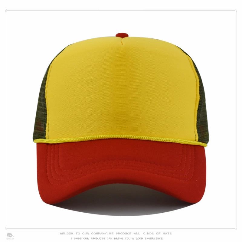 Wholesale Sponge Light Mesh LOGO Printed Embroidered Baseball Cap