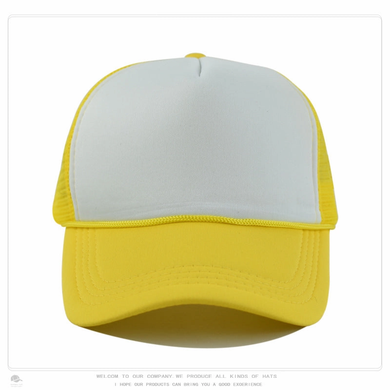 Wholesale Sponge Light Mesh LOGO Printed Embroidered Baseball Cap