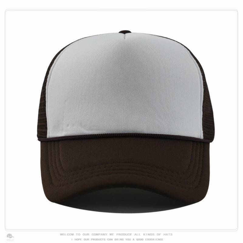 Wholesale Sponge Light Mesh LOGO Printed Embroidered Baseball Cap
