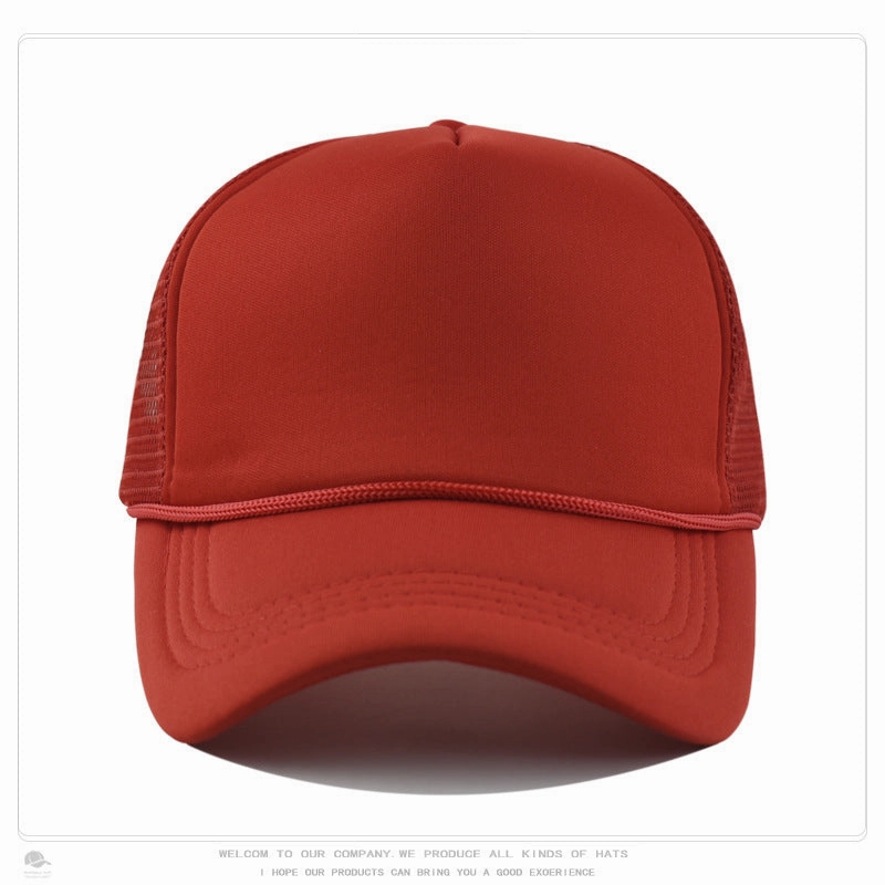 Wholesale Sponge Light Mesh LOGO Printed Embroidered Baseball Cap