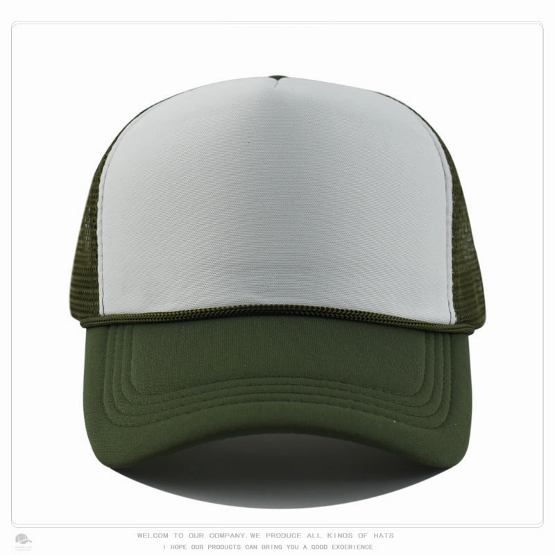 Wholesale Sponge Light Mesh LOGO Printed Embroidered Baseball Cap