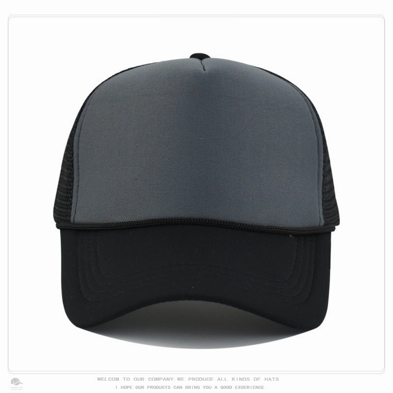 Wholesale Sponge Light Mesh LOGO Printed Embroidered Baseball Cap