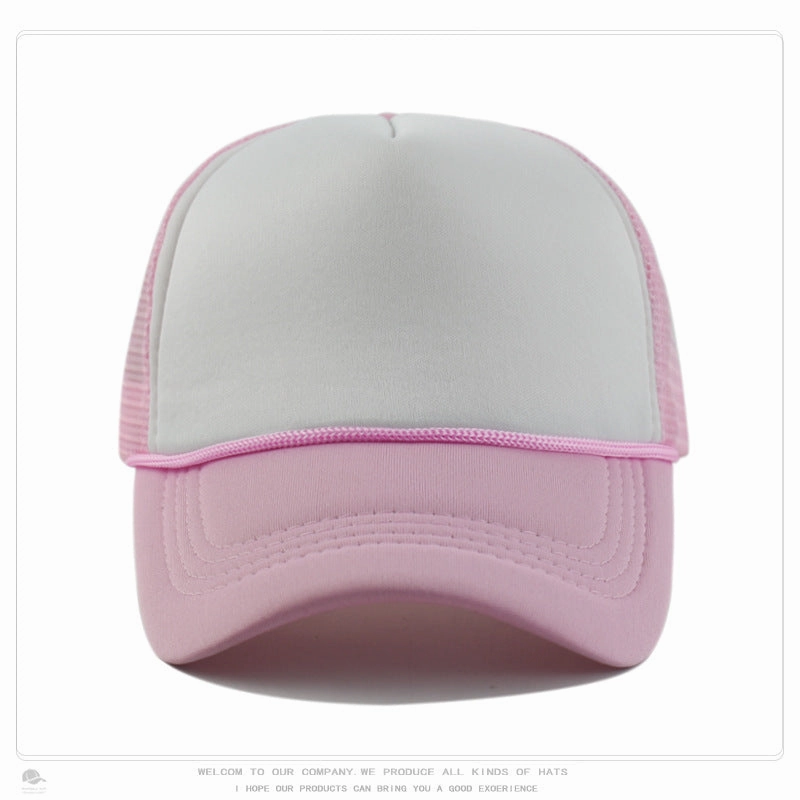 Wholesale Sponge Light Mesh LOGO Printed Embroidered Baseball Cap