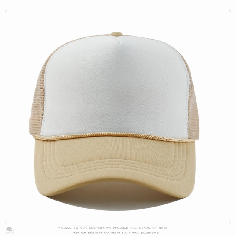 Wholesale Sponge Light Mesh LOGO Printed Embroidered Baseball Cap