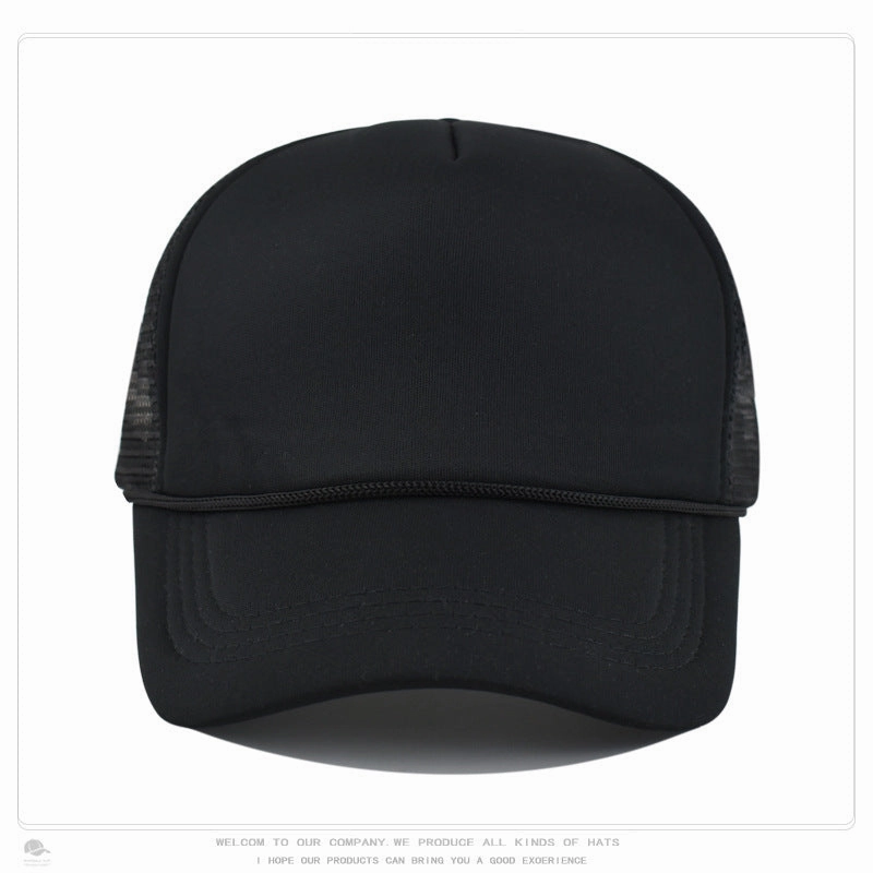 Wholesale Sponge Light Mesh LOGO Printed Embroidered Baseball Cap