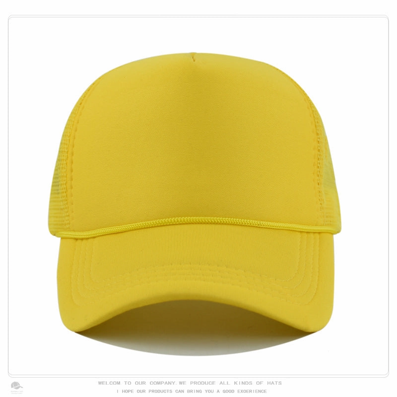 Wholesale Sponge Light Mesh LOGO Printed Embroidered Baseball Cap