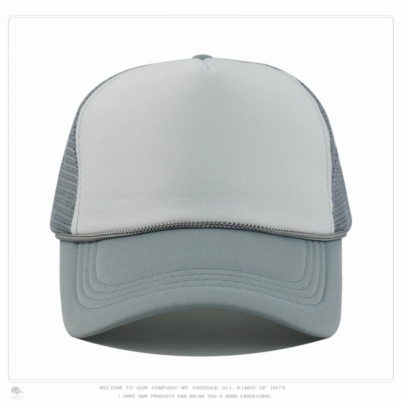 Wholesale Sponge Light Mesh LOGO Printed Embroidered Baseball Cap