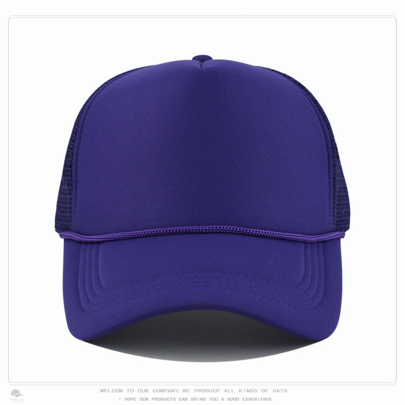 Wholesale Sponge Light Mesh LOGO Printed Embroidered Baseball Cap