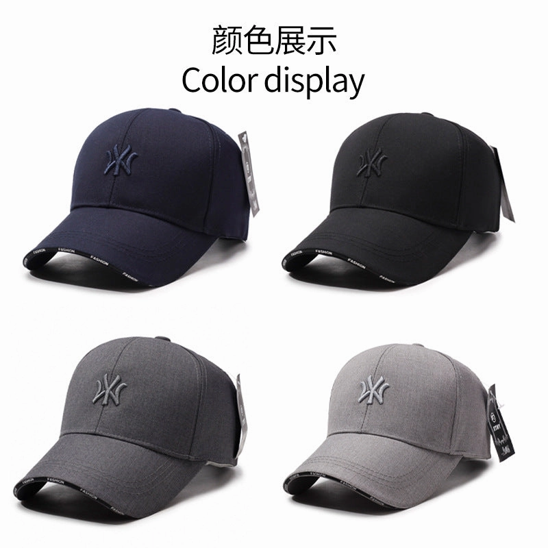 Wholesale Spring and autumn hard top outdoor sports sun protection visor large head circumference long brim baseball cap