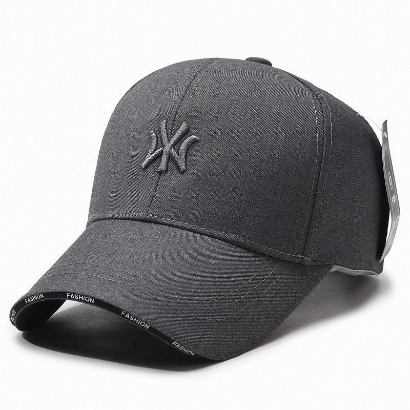 Wholesale Spring and autumn hard top outdoor sports sun protection visor large head circumference long brim baseball cap