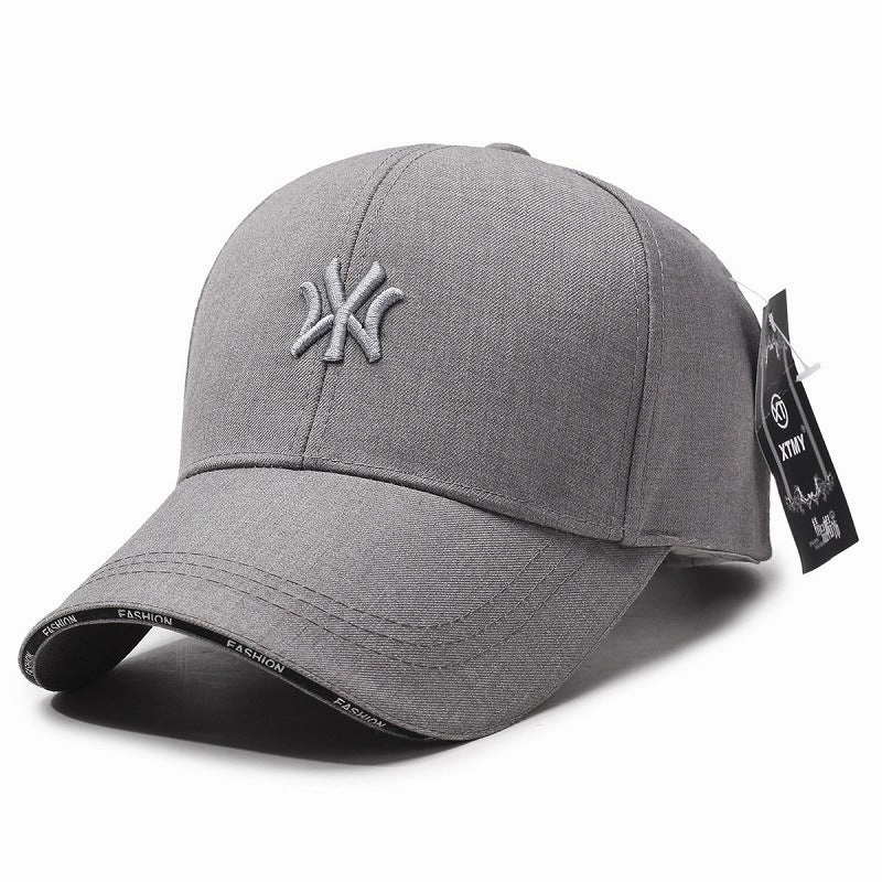 Wholesale Spring and autumn hard top outdoor sports sun protection visor large head circumference long brim baseball cap