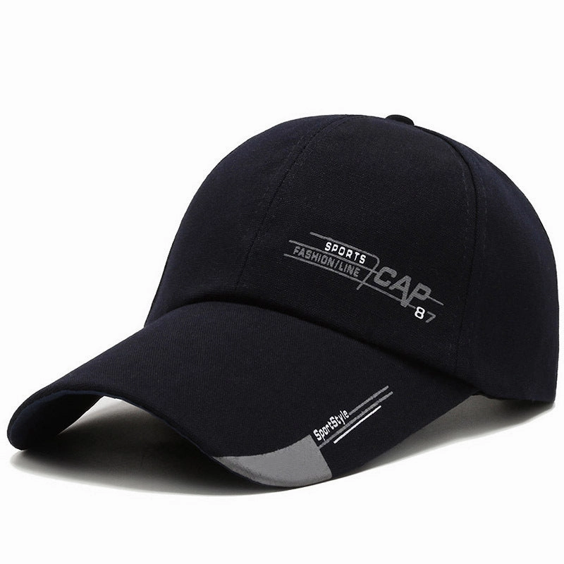 Wholesale Spring and Autumn Hat Men's Long Brim Korean Baseball CAP Outdoor Men's Fishing CAP Sunshade Sunscreen