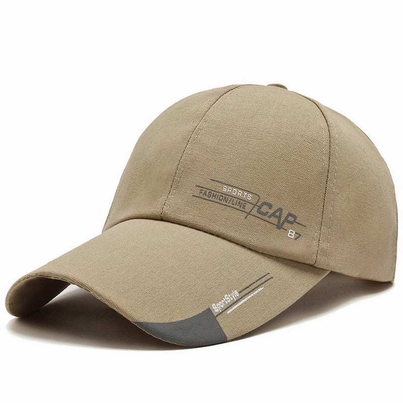 Wholesale Spring and Autumn Hat Men's Long Brim Korean Baseball CAP Outdoor Men's Fishing CAP Sunshade Sunscreen