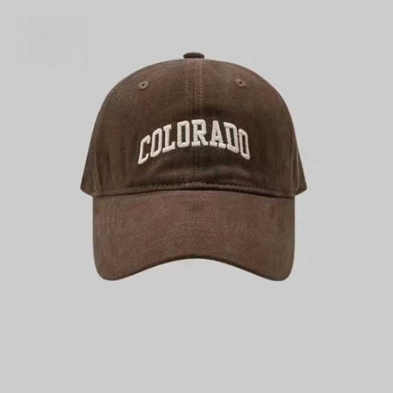 Wholesale Spring and Summer Vintage Embroidered Soft Top Letters Cotton Baseball Hat