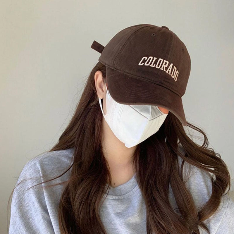 Wholesale Spring and Summer Vintage Embroidered Soft Top Letters Cotton Baseball Hat