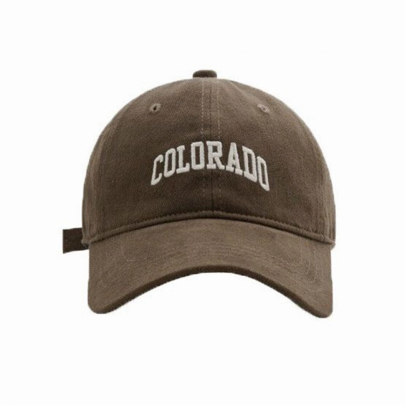 Wholesale Spring and Summer Vintage Embroidered Soft Top Letters Cotton Baseball Hat