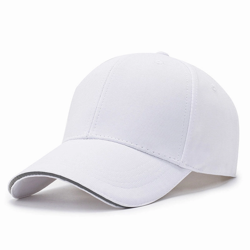Wholesale Stair Cloth Black Reflective Strip Baseball Cap