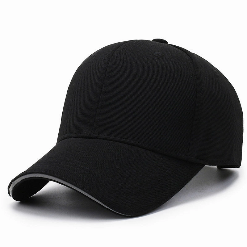 Wholesale Stair Cloth Black Reflective Strip Baseball Cap