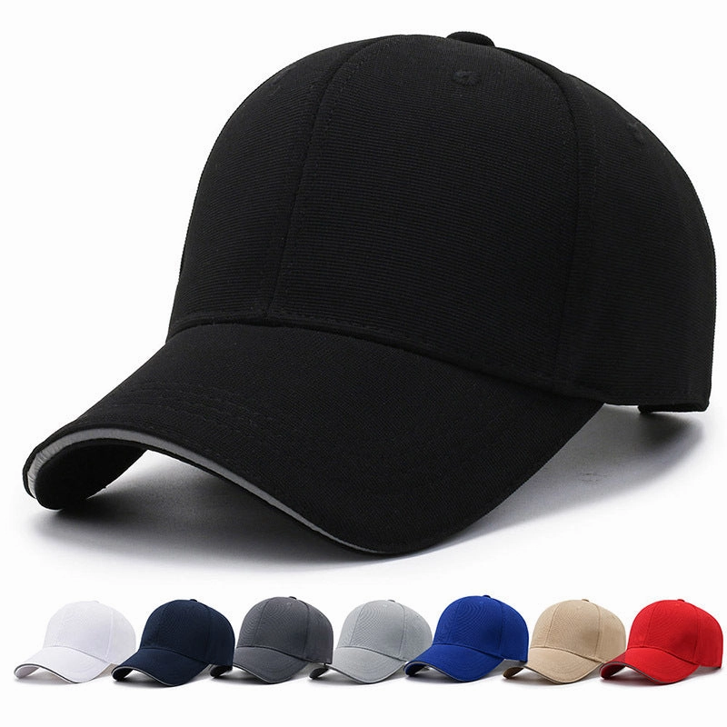 Wholesale Stair Cloth Black Reflective Strip Baseball Cap