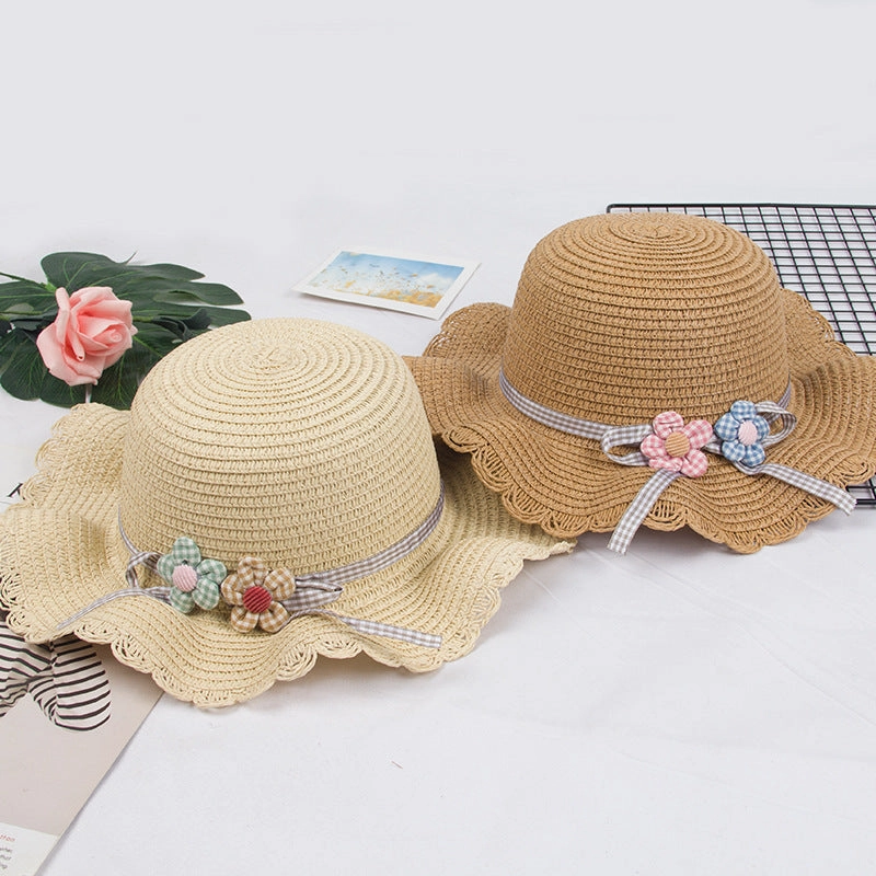 Wholesale Straw Kids Bucket Hat